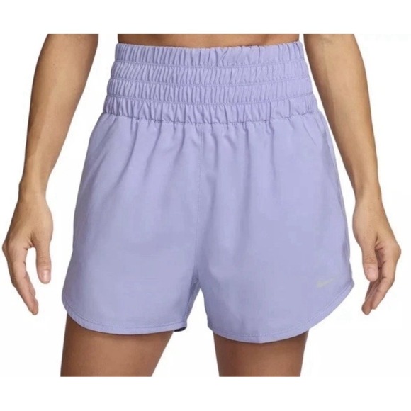 Nike Pants - NEW NIKE Dri Fit 3" Running Shorts Lined Light Purple DX6642-533 Women's Medium